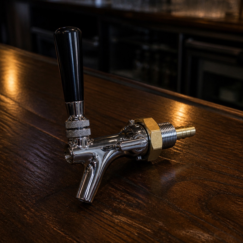 Stainless beer faucet